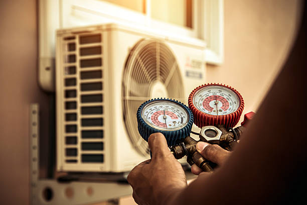 Professional Ductwork Repair technician working in Erwin, NC